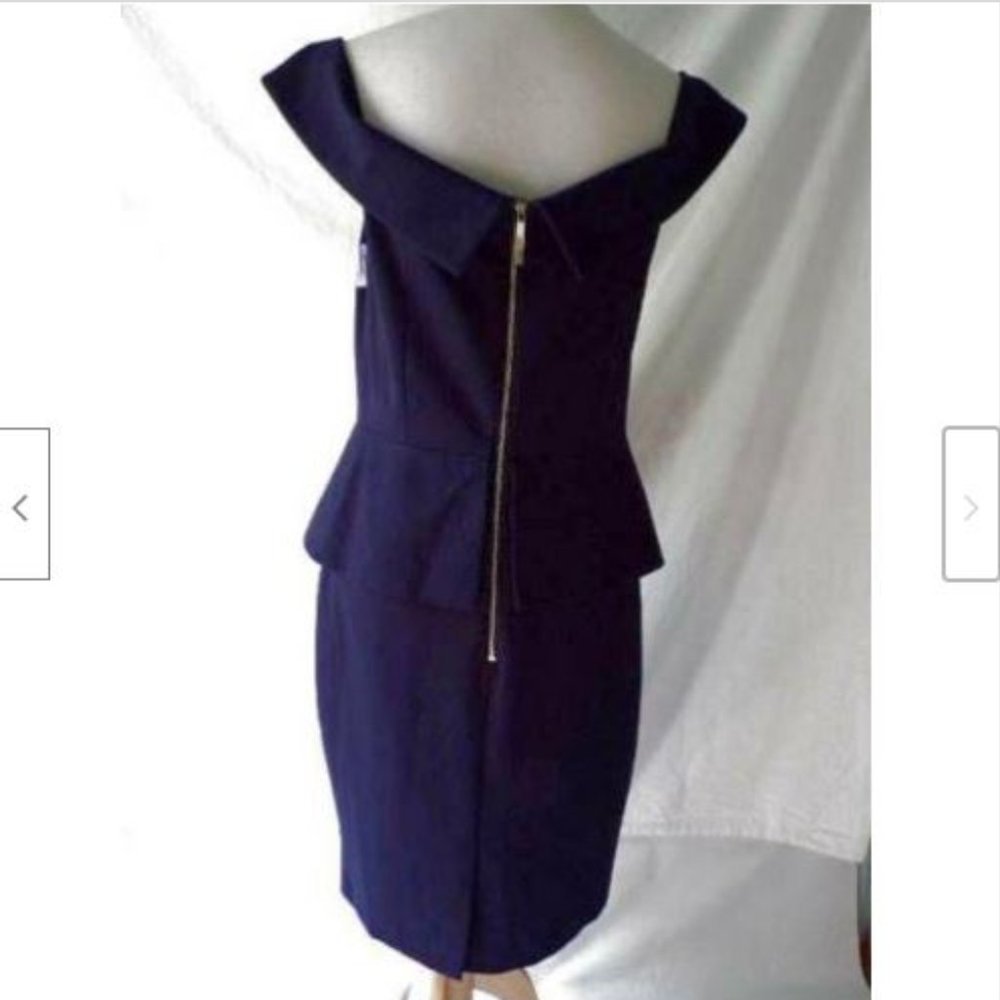 TED BAKER Bardot Off Shoulder Peplum Dress - Picture 12 of 12